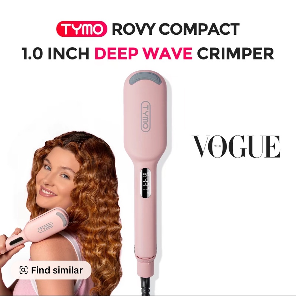 TYMO Pink Deep Wave Crimper